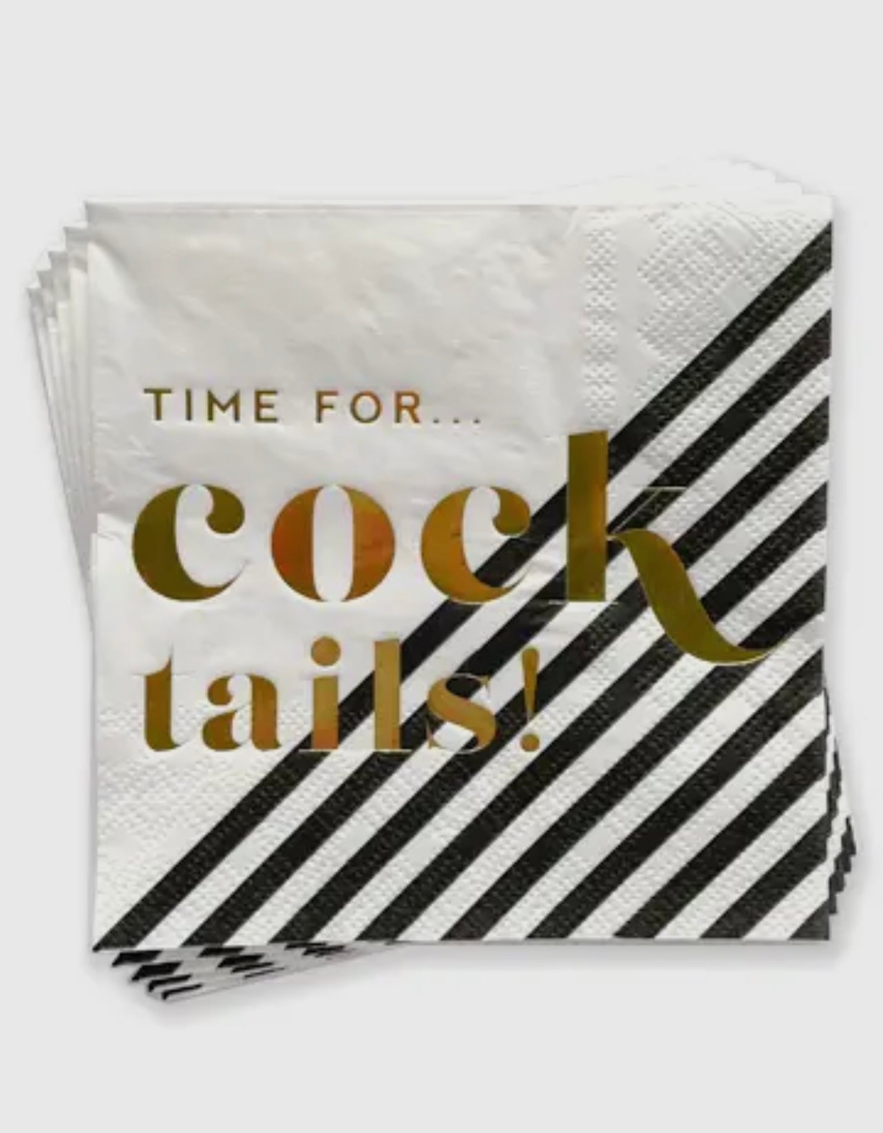 “Time for Cocktails“Cocktail Napkins