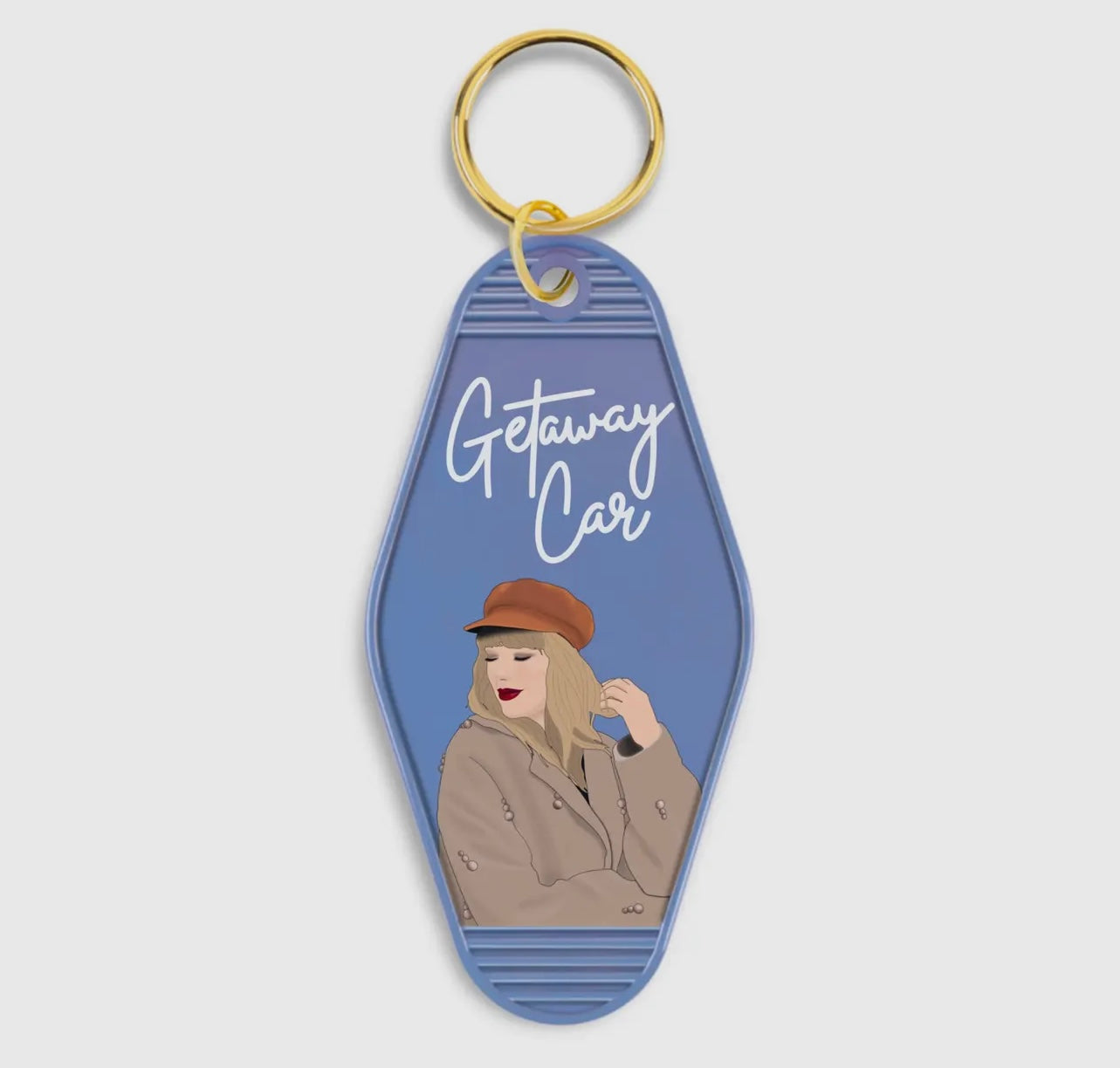 Taylor Swift Getaway Car Motel Keychain