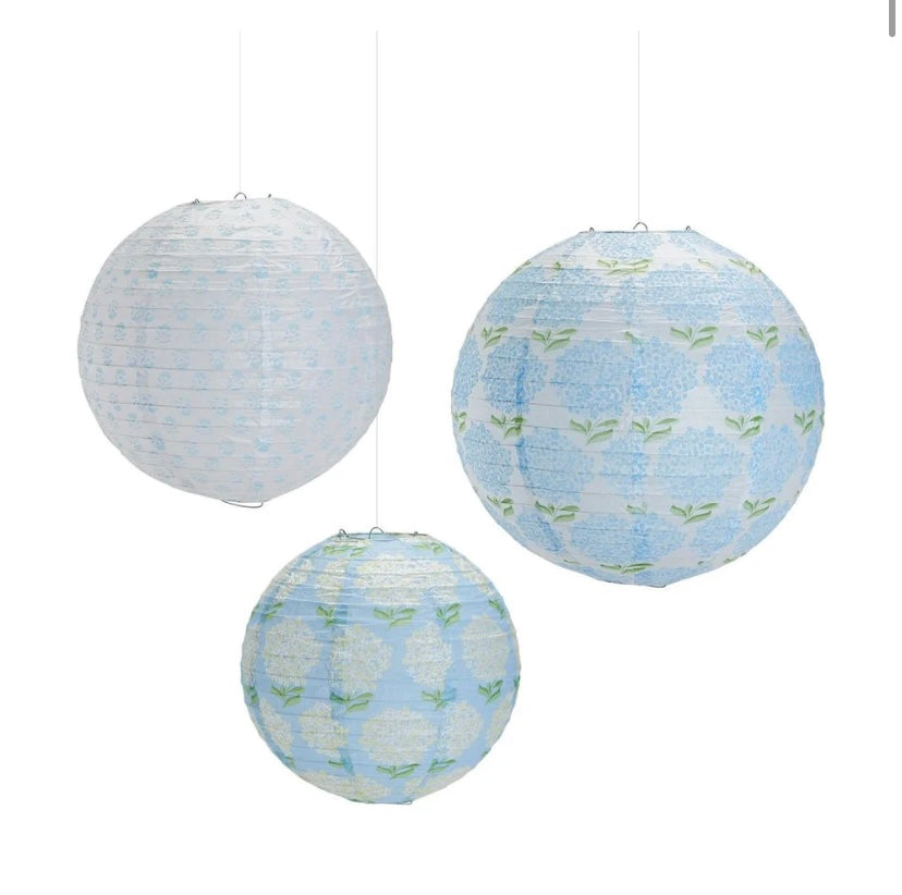 Chinoiserie Chic Set Of 3 Lanterns