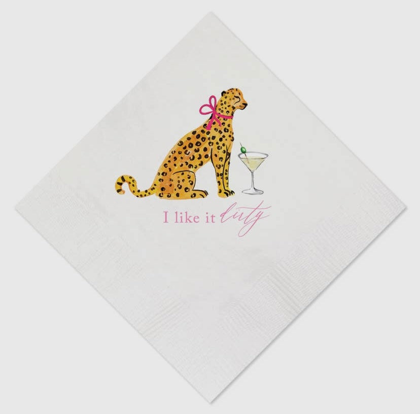 "I like it dirty" Cocktail napkins