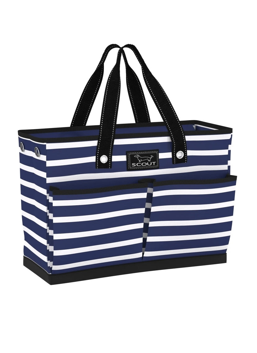 BJ Pocket Tote Bag In Nantucket Navy