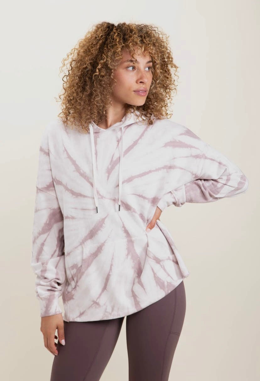 Swirl Tie-Dye Hoodie Pullover