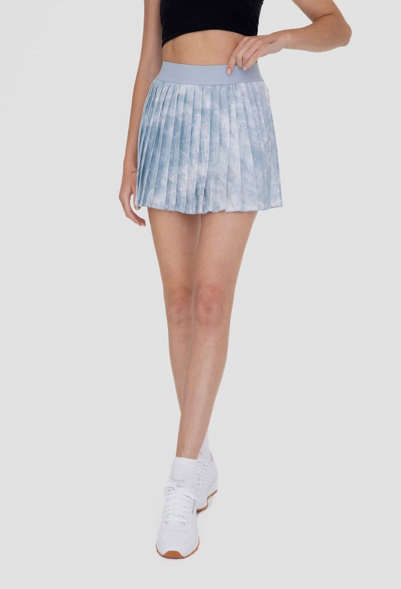 Candy Clouds Pleated Tennis Skort