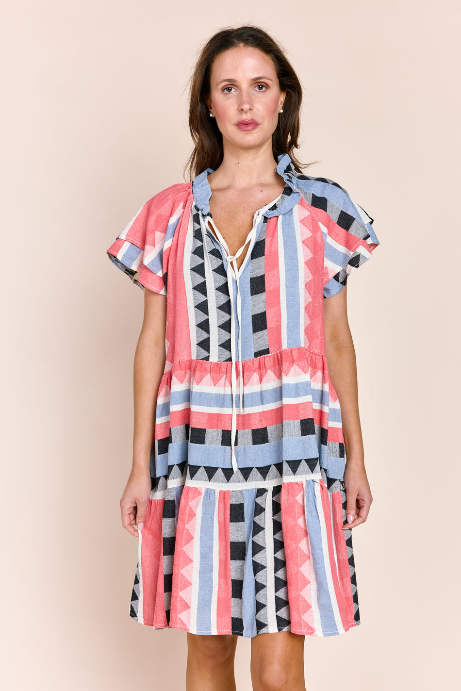 Multicolor Tiered Sofia Dress