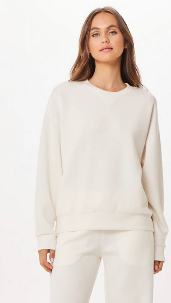 Ivory Cloud Fleece Crewneck