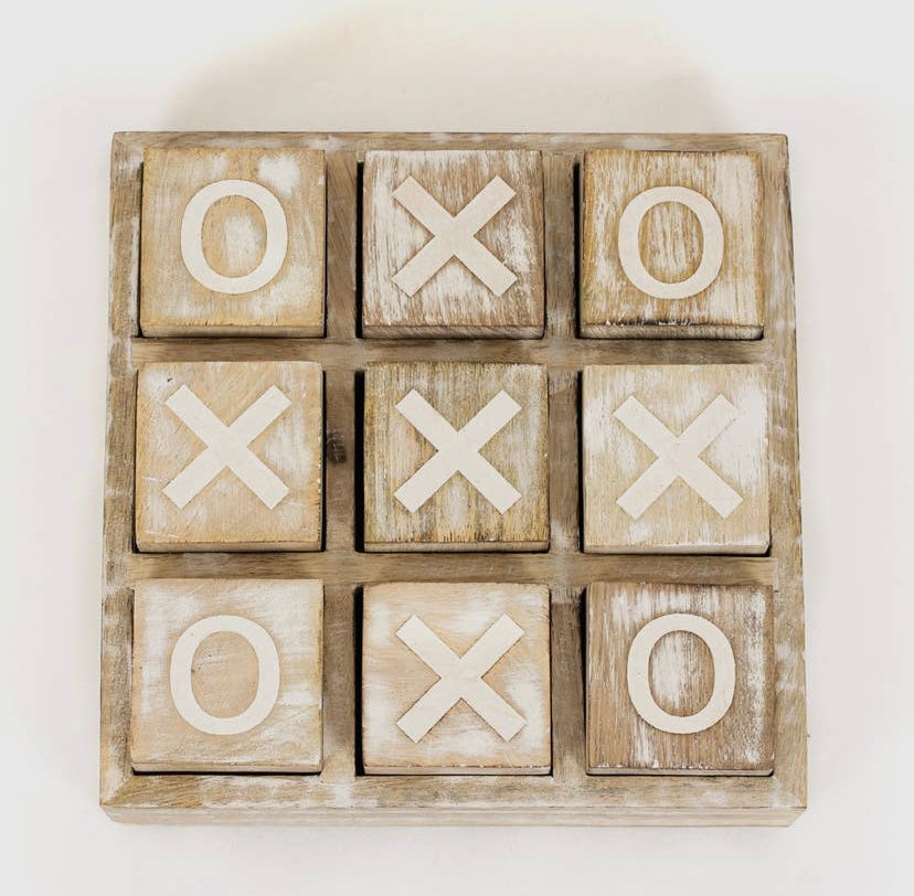 Mango Wood Tic Tac Toe