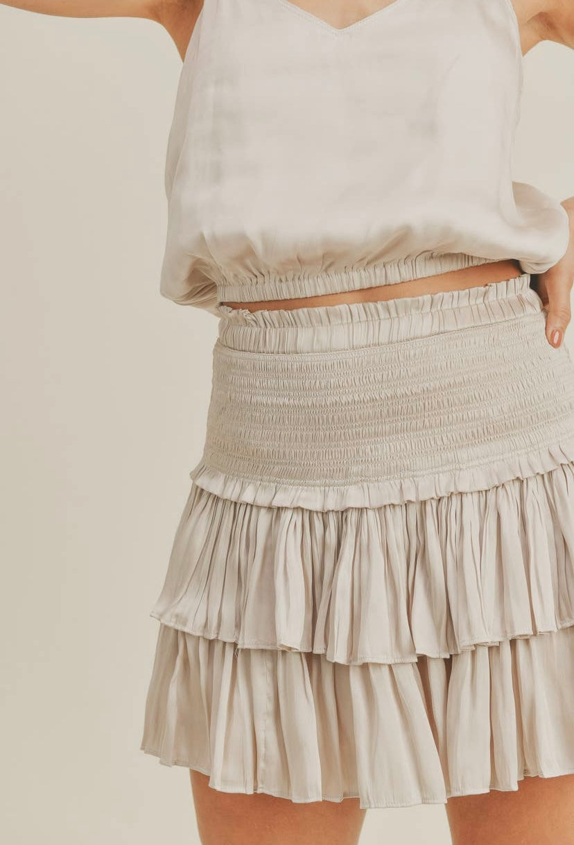 Tiered Ruffle Skirt