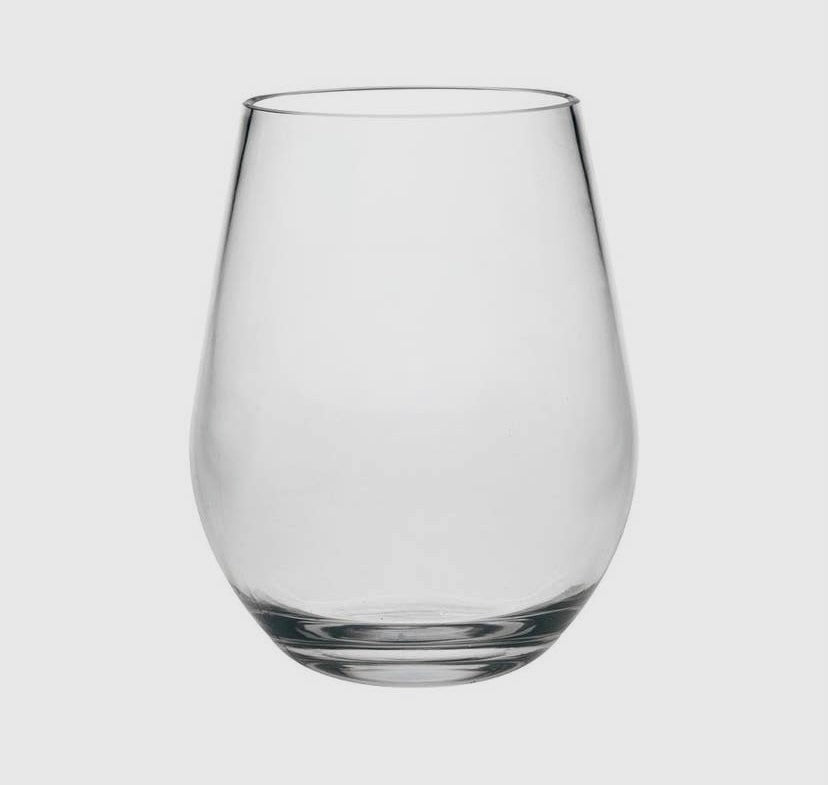 Acrylic Non-Breakable Stemless 20oz Wine Glass