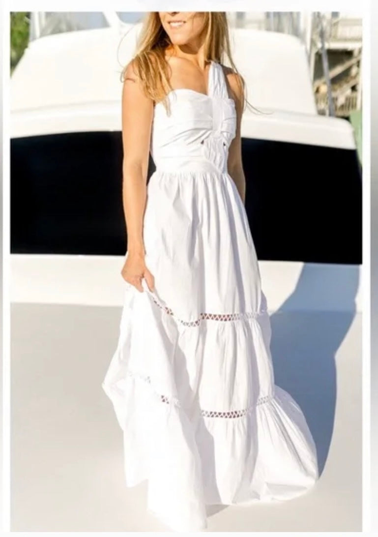 White Ellie Maxi Dress
