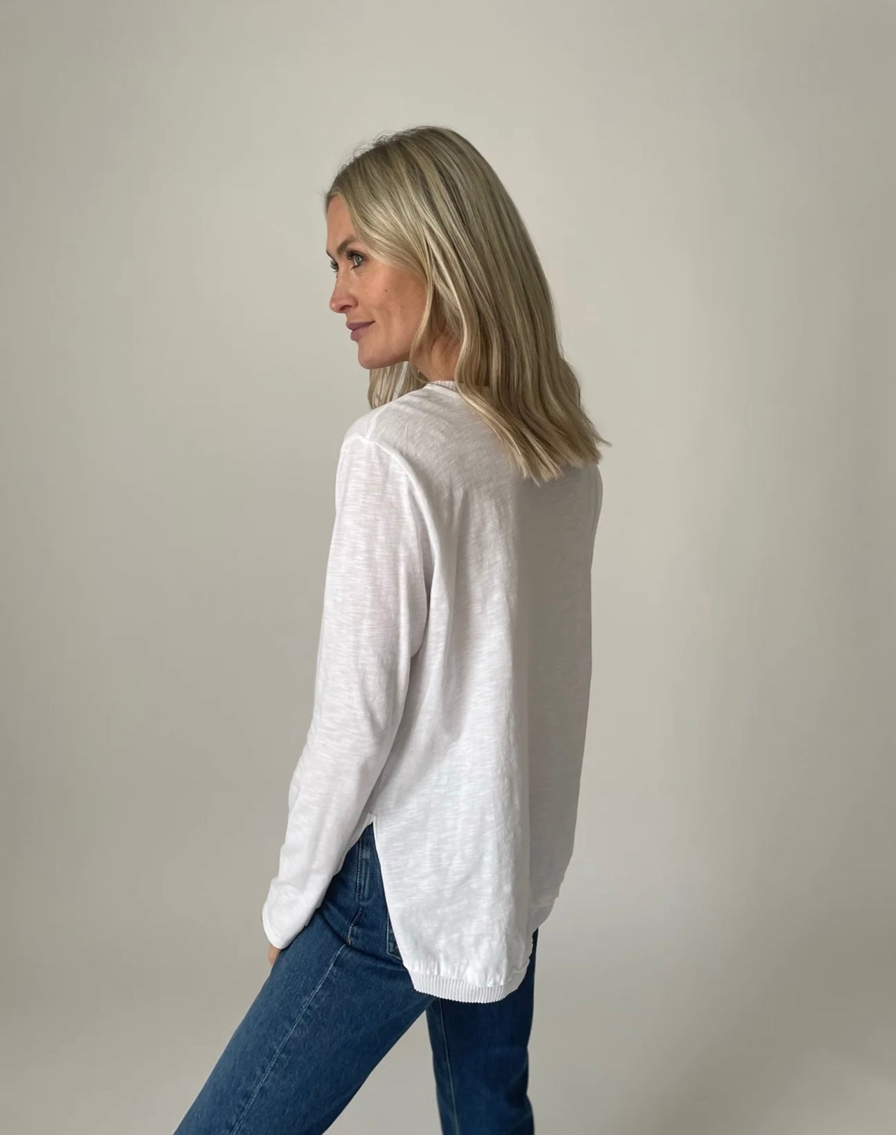 Avery Ribbed Crew Neck