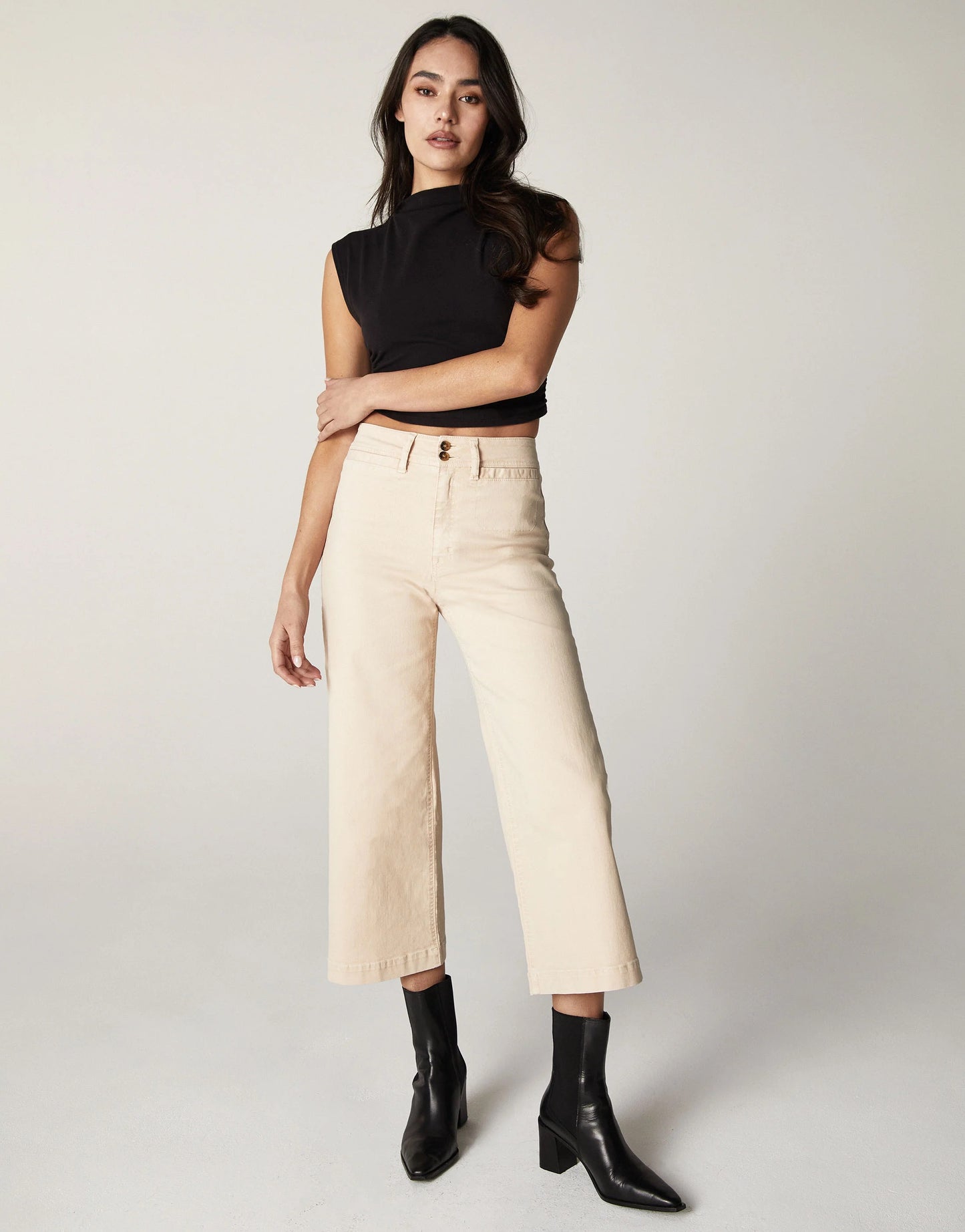 Gemma "Mod Sailor" Wide Leg Denim