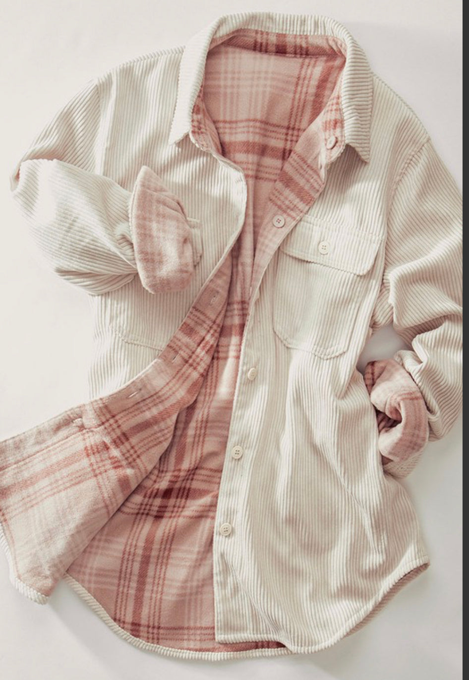 Reversible Button Down Jacket
