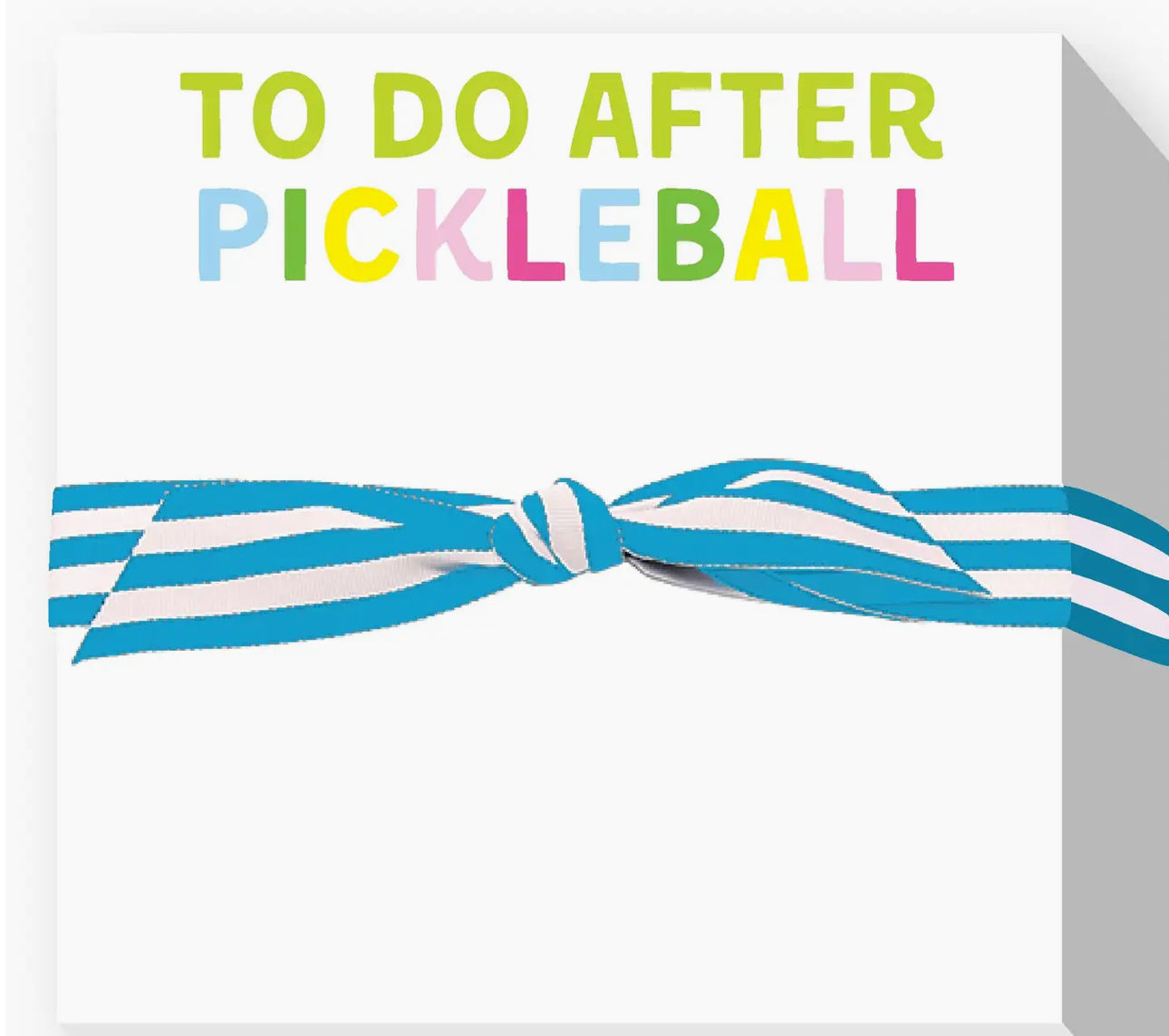 To Do After Pickleball Chubbie Notepad