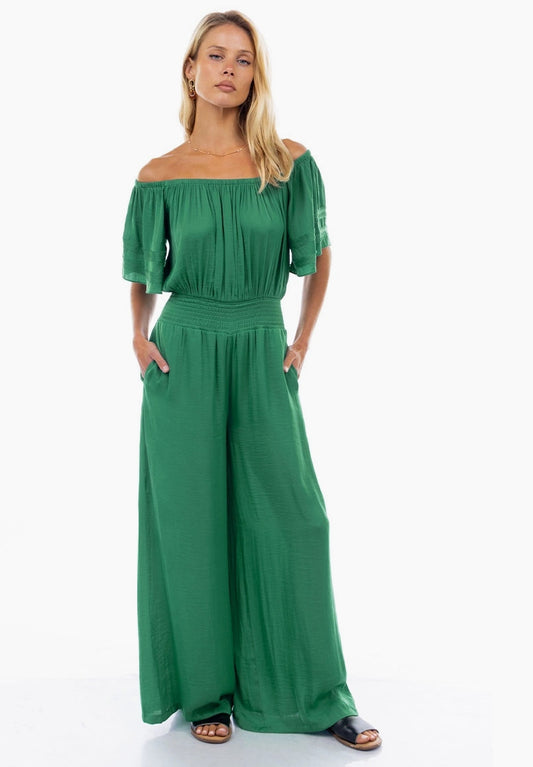 Off the Shoulder Jumpsuit