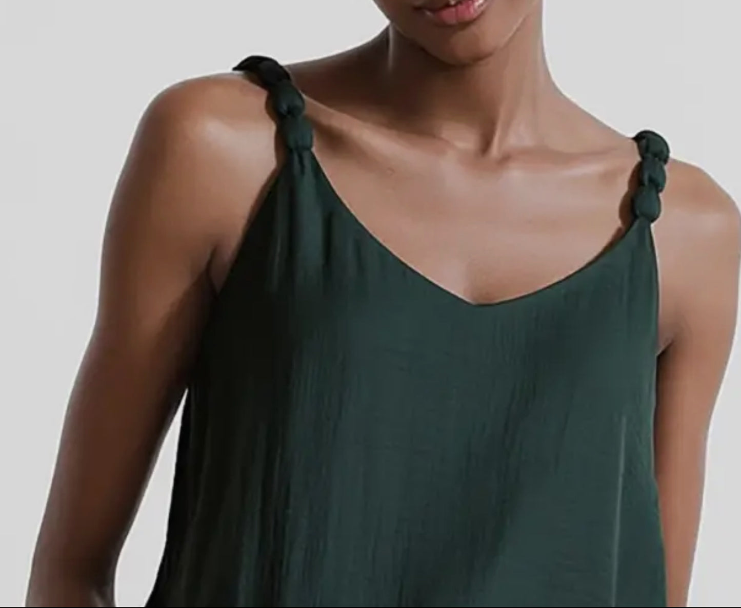 Billow strap tank top