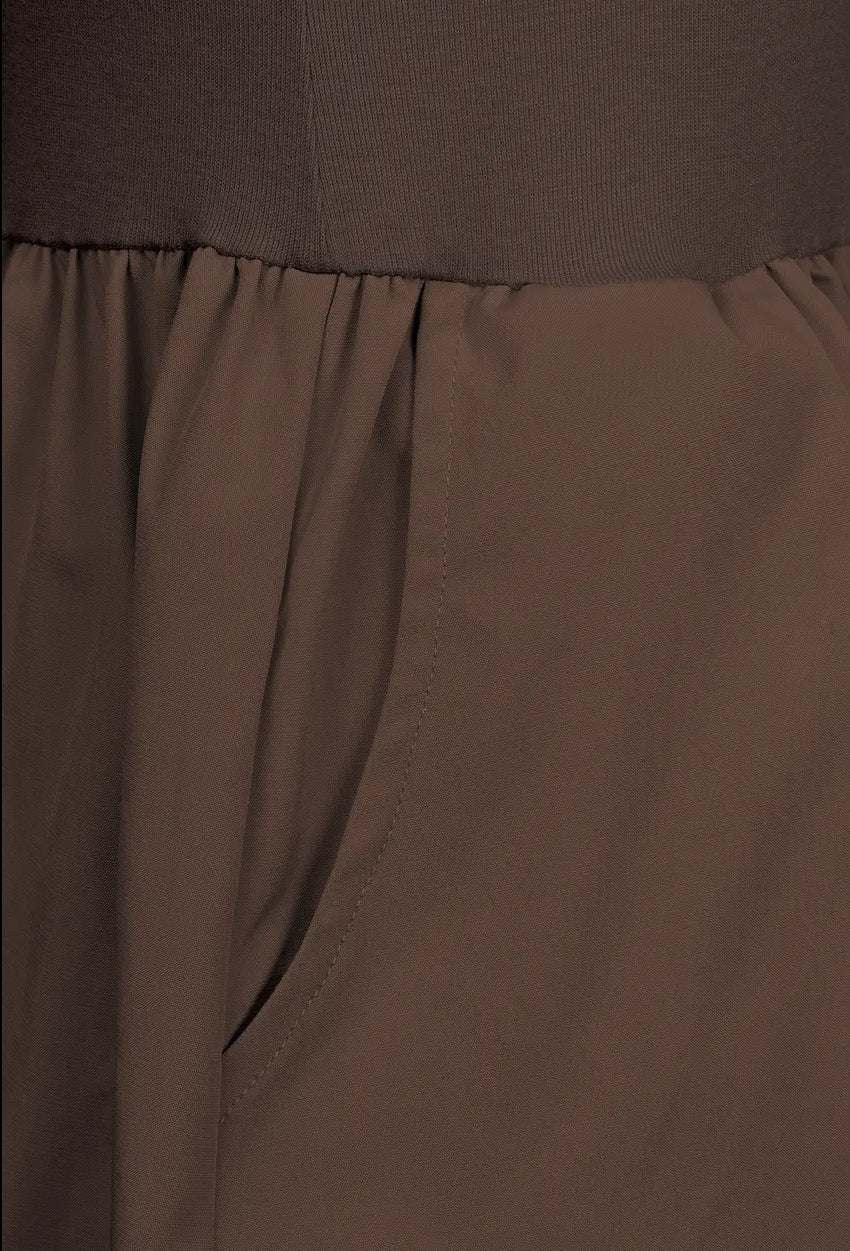 V Neck Midi Dress