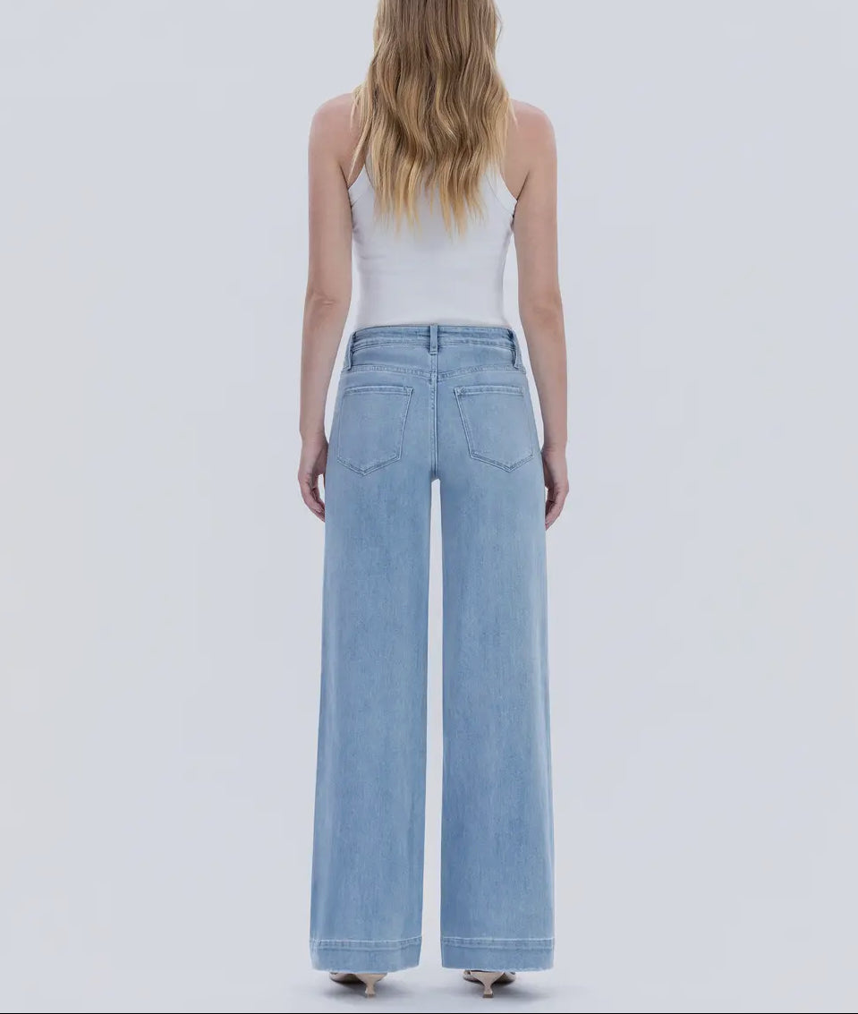 High Rise Wide Trouser Jeans