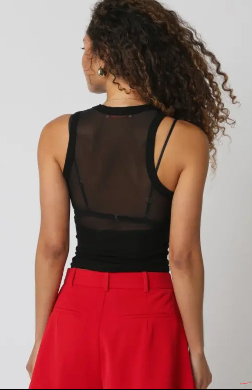 Mallory Mesh Top