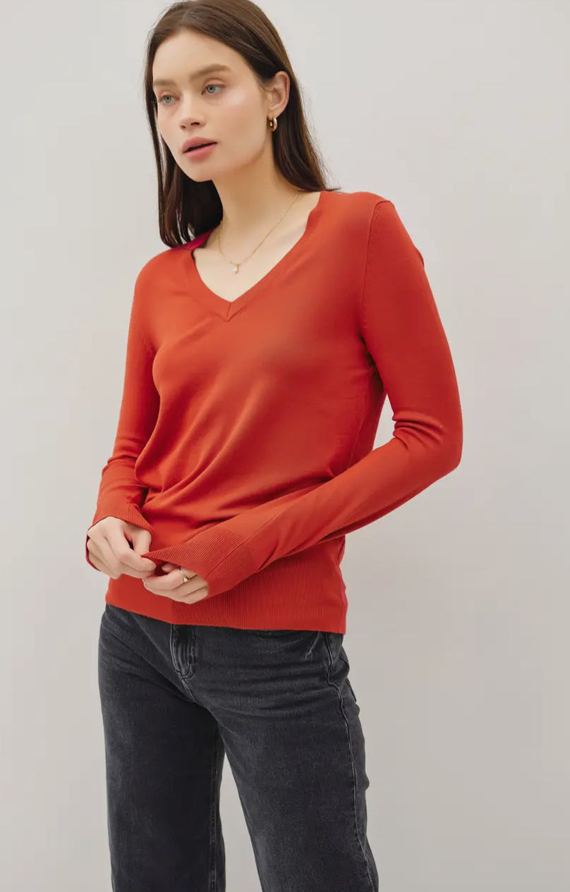 Classic V-Neck Sweater