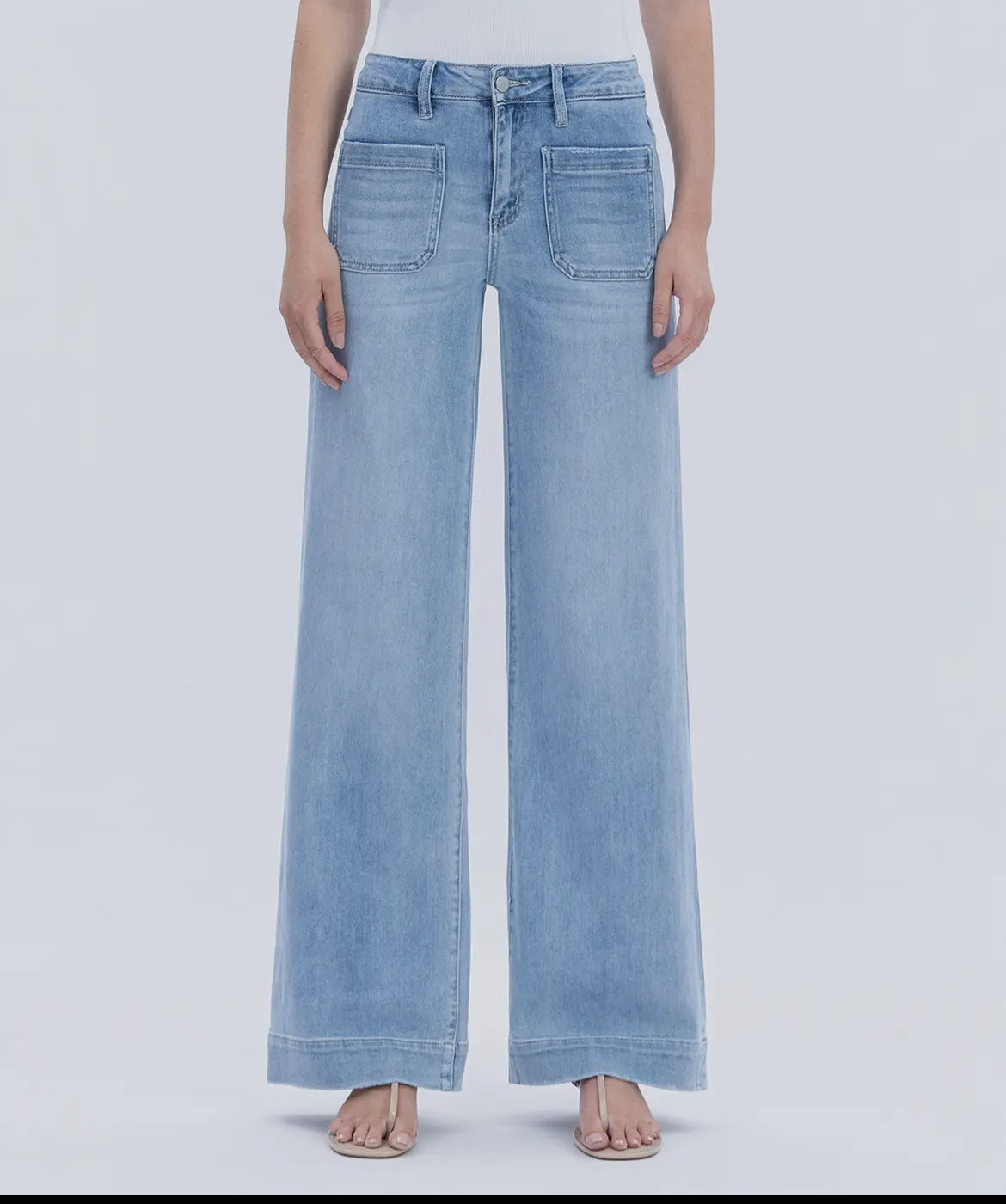 High Rise Wide Trouser Jeans