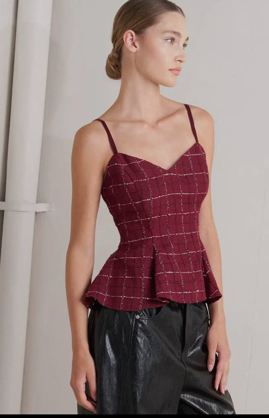 A Tweed Cami Top