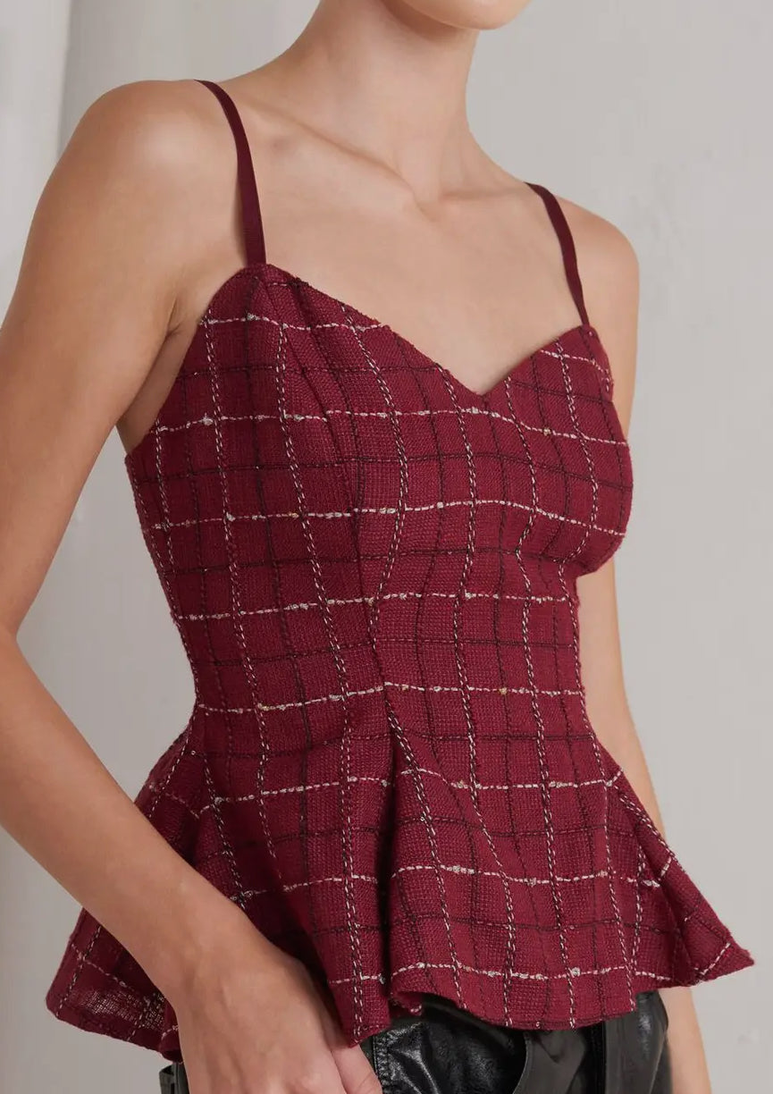 A Tweed Cami Top