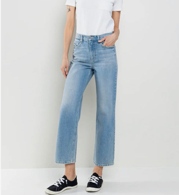High Rise Straight Leg Jean