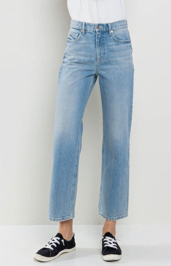 High Rise Straight Leg Jean