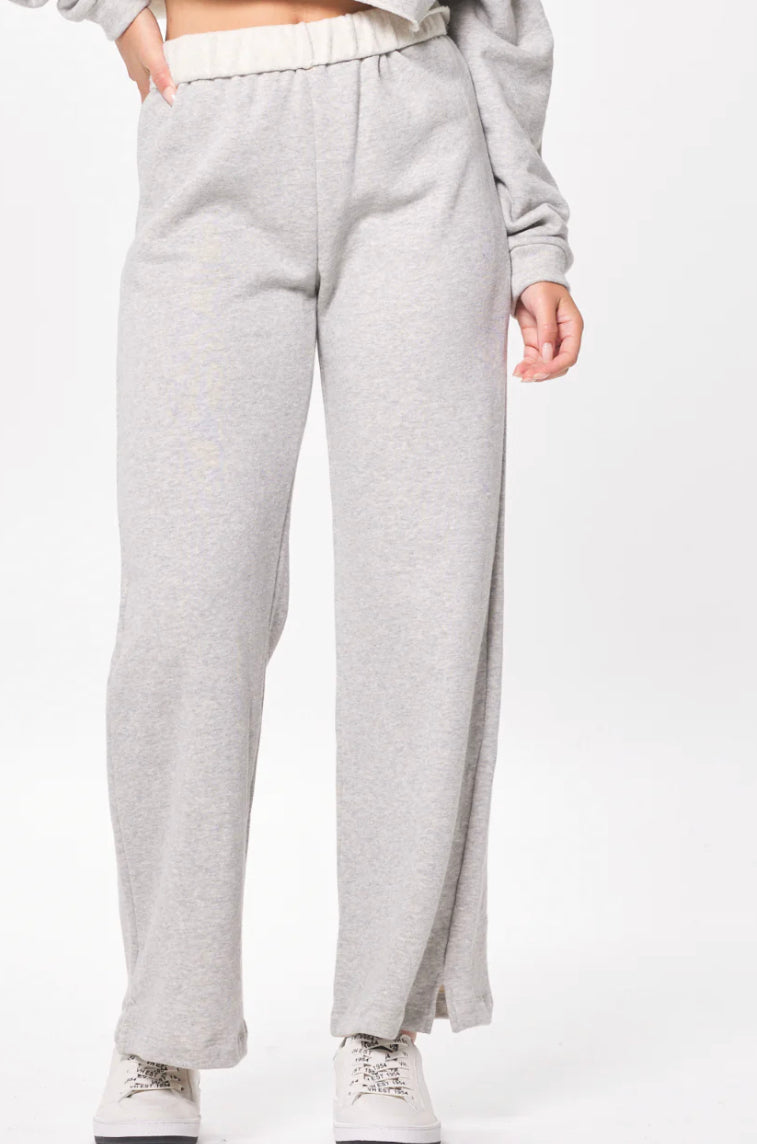Fleece Pant With Rollover Waistband