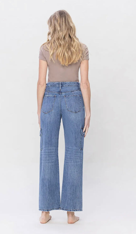 High Rise Cargo Jean