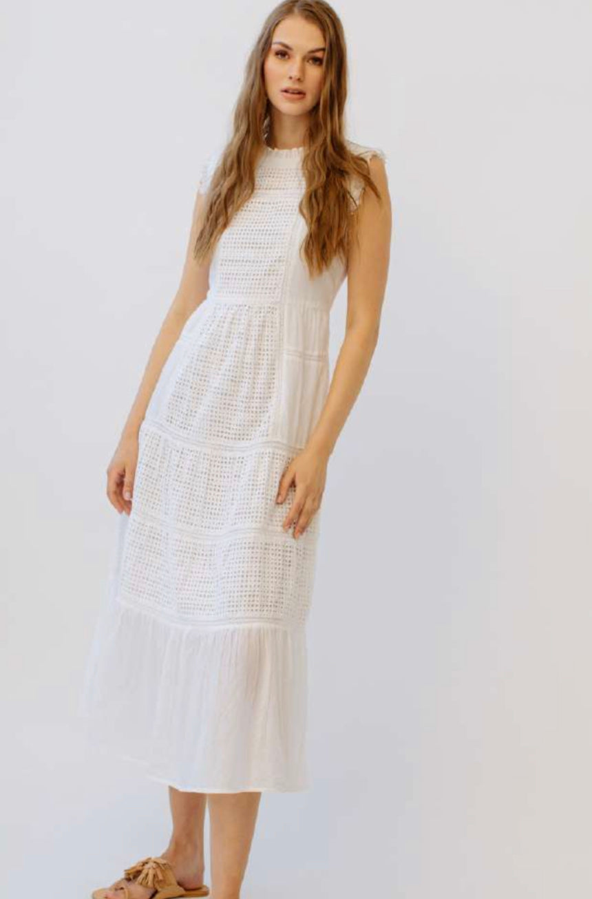 Delia Long Cotton Dress
