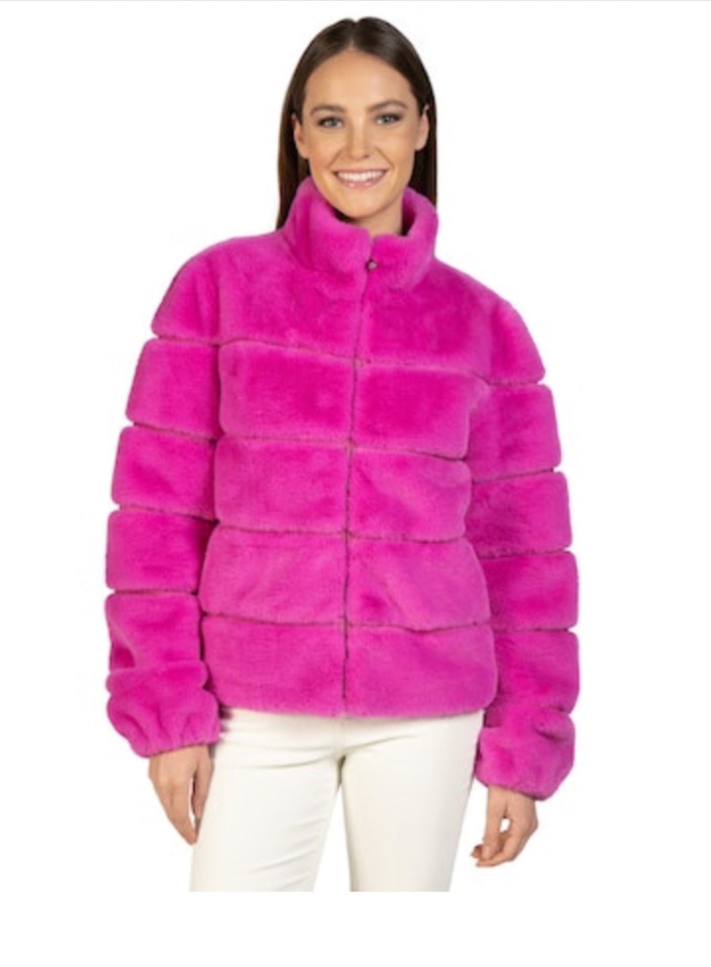 FAUX FUR BOMBER