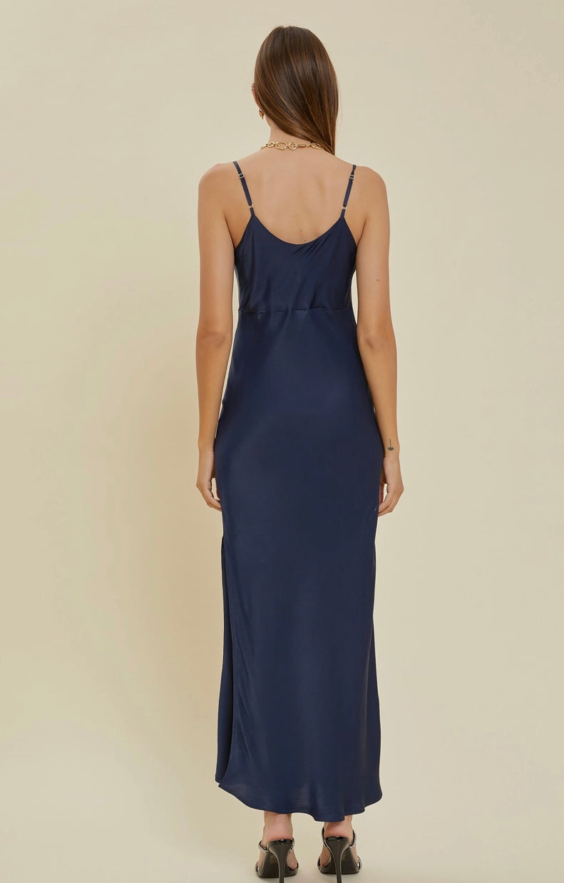 Cowl Neck Slip Dress