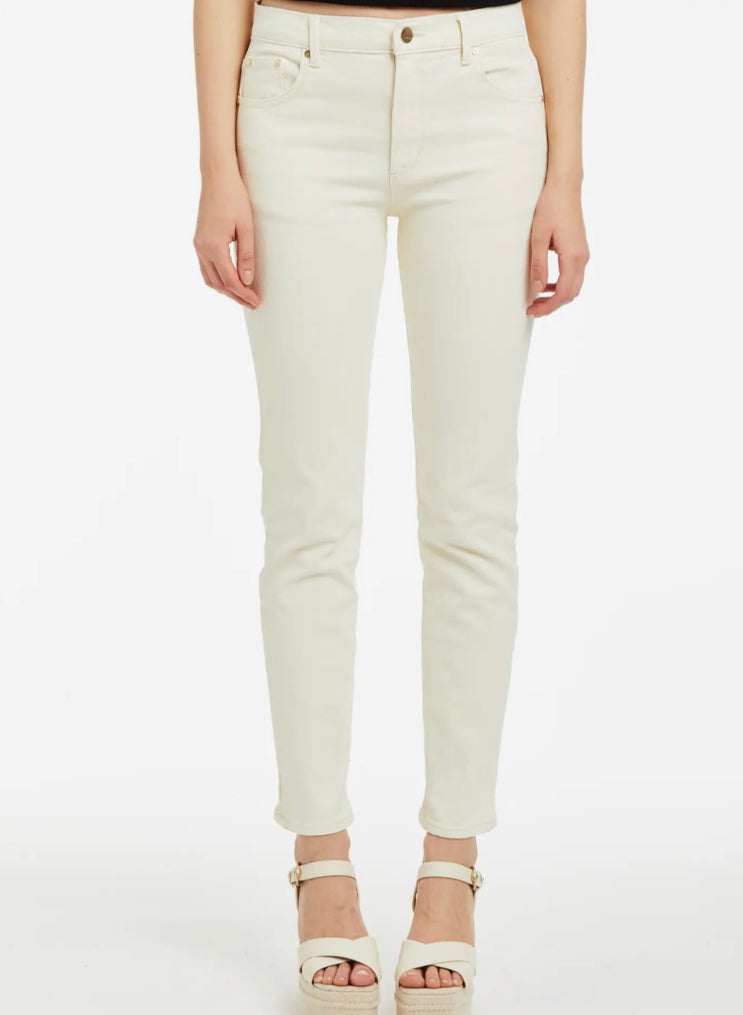 High Rise Slim Straight Jean