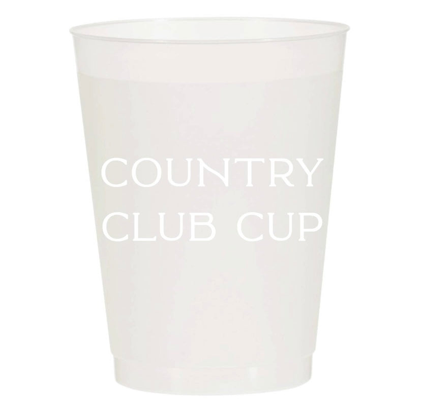 Country Club Frosted Cups