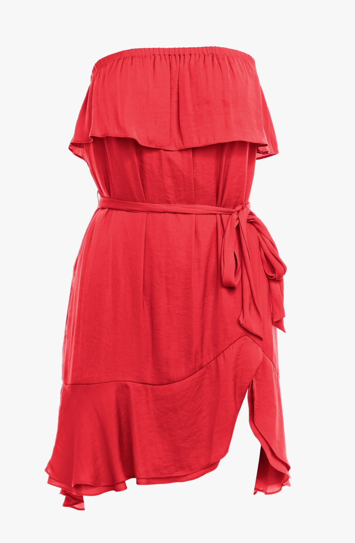 Mini High-Low Tube Dress