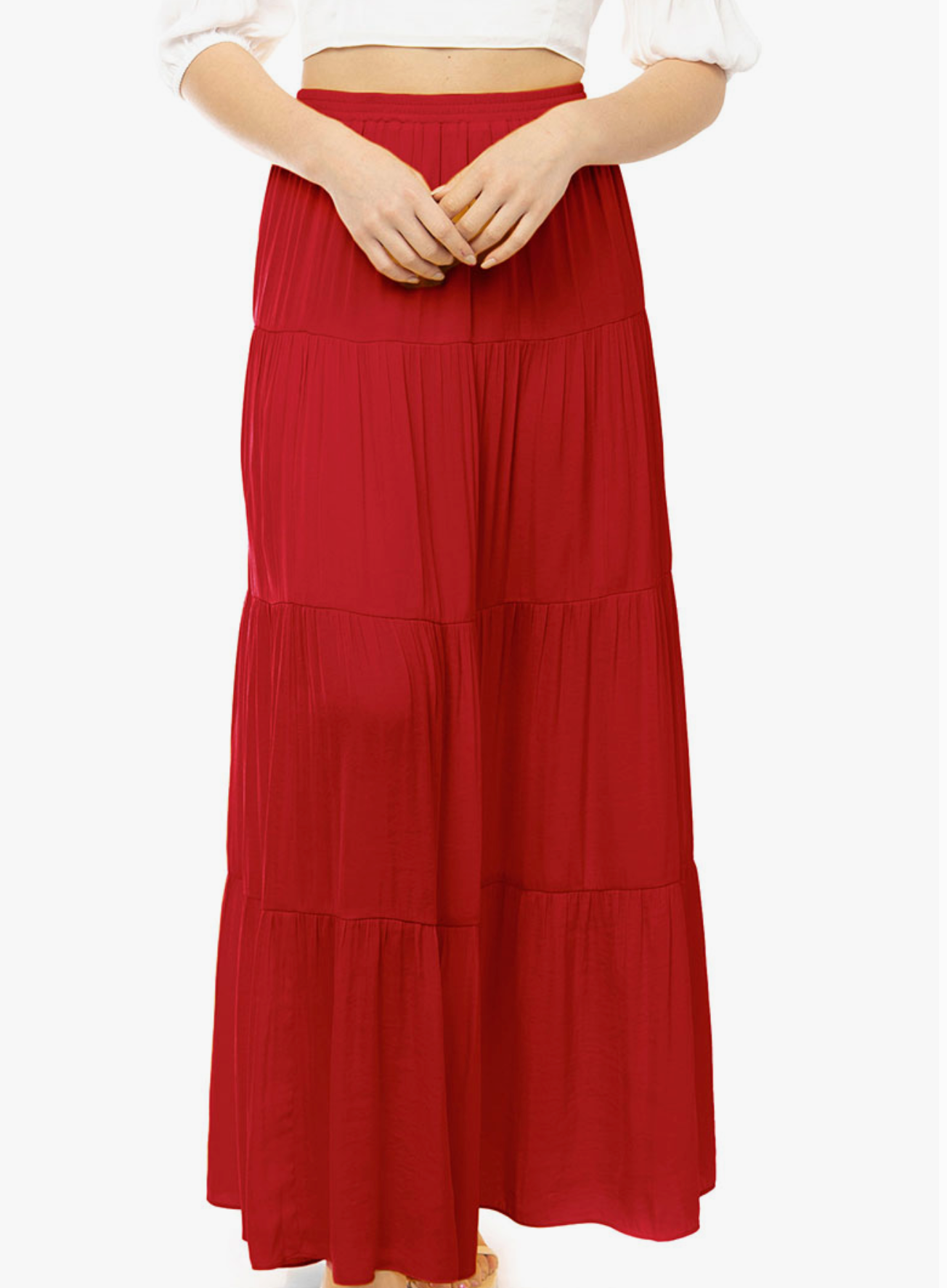 Tiered Maxi Skirt