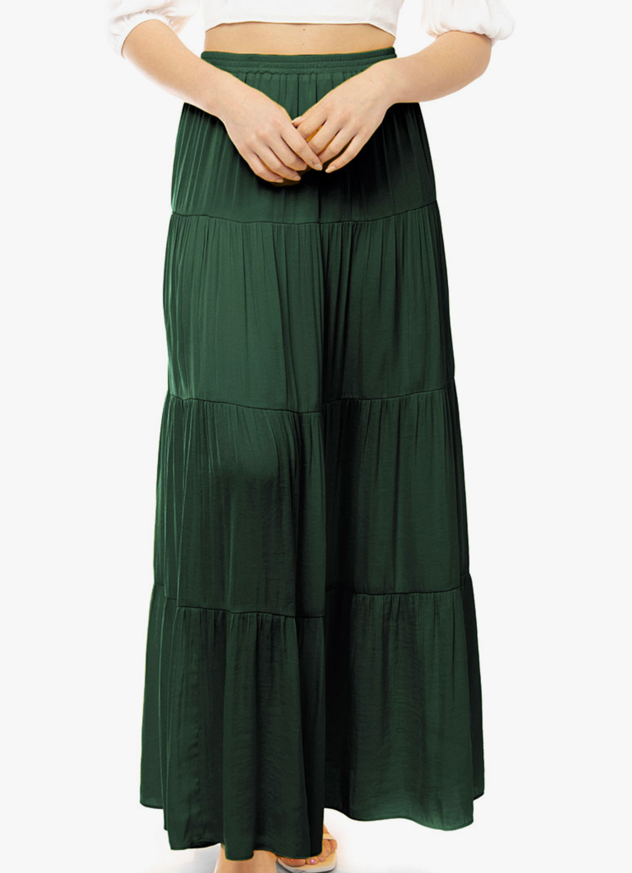 Tiered Maxi Skirt