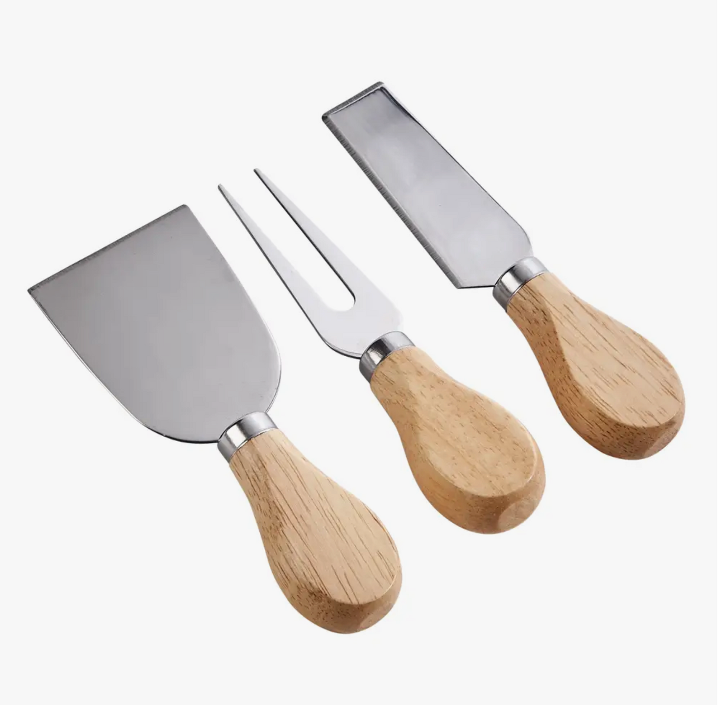 Set/3 Cheese Tools W/Wood Handles 5"