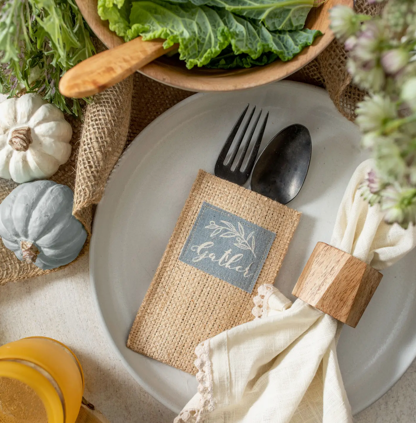 Gather utensil Holder