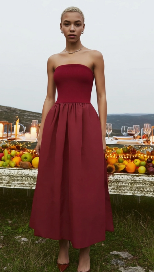 Tube Top Maxi Dress