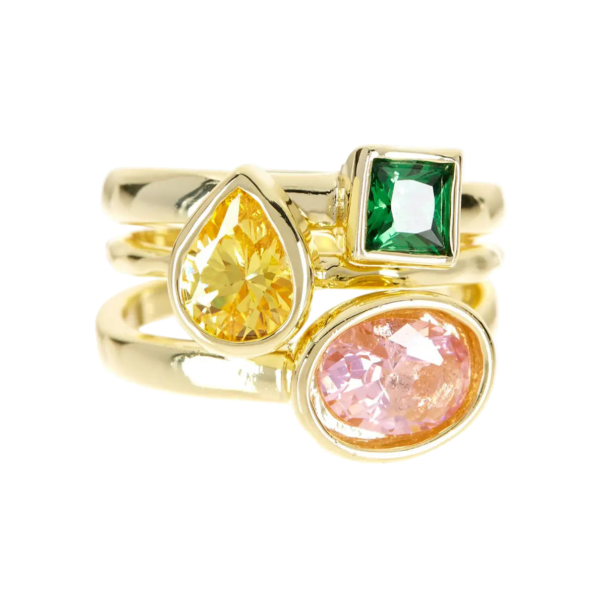 Colorful Stack Ring Set