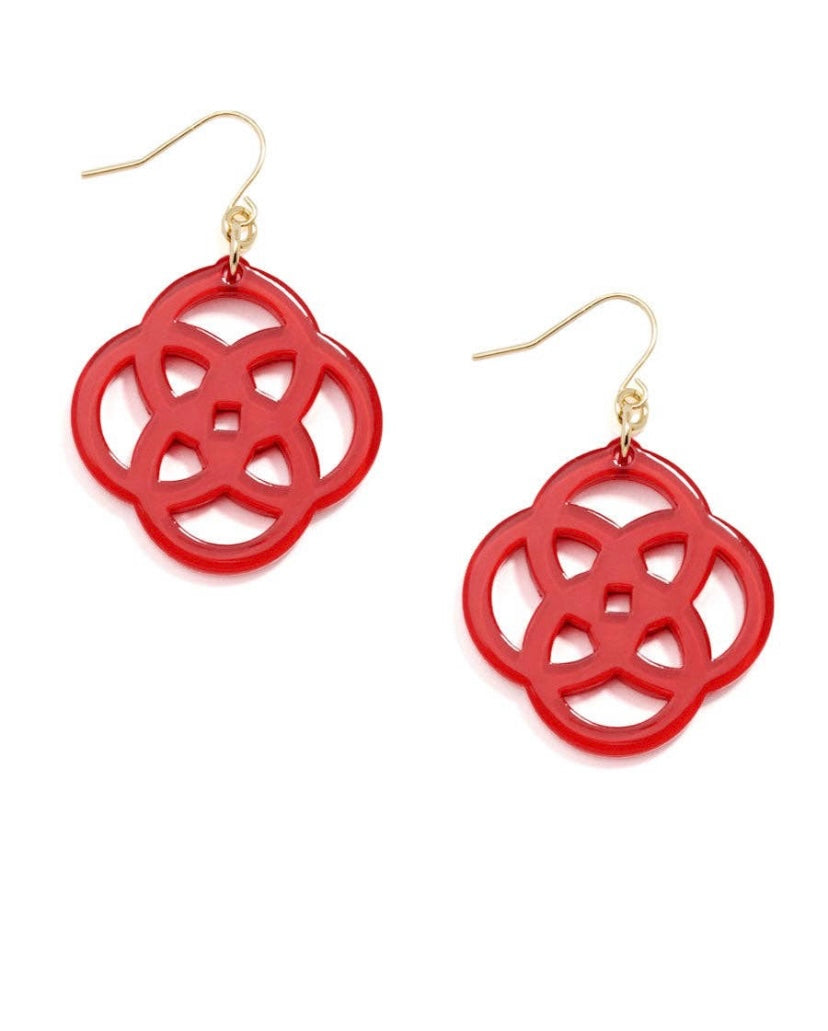 Clover Drop Earring