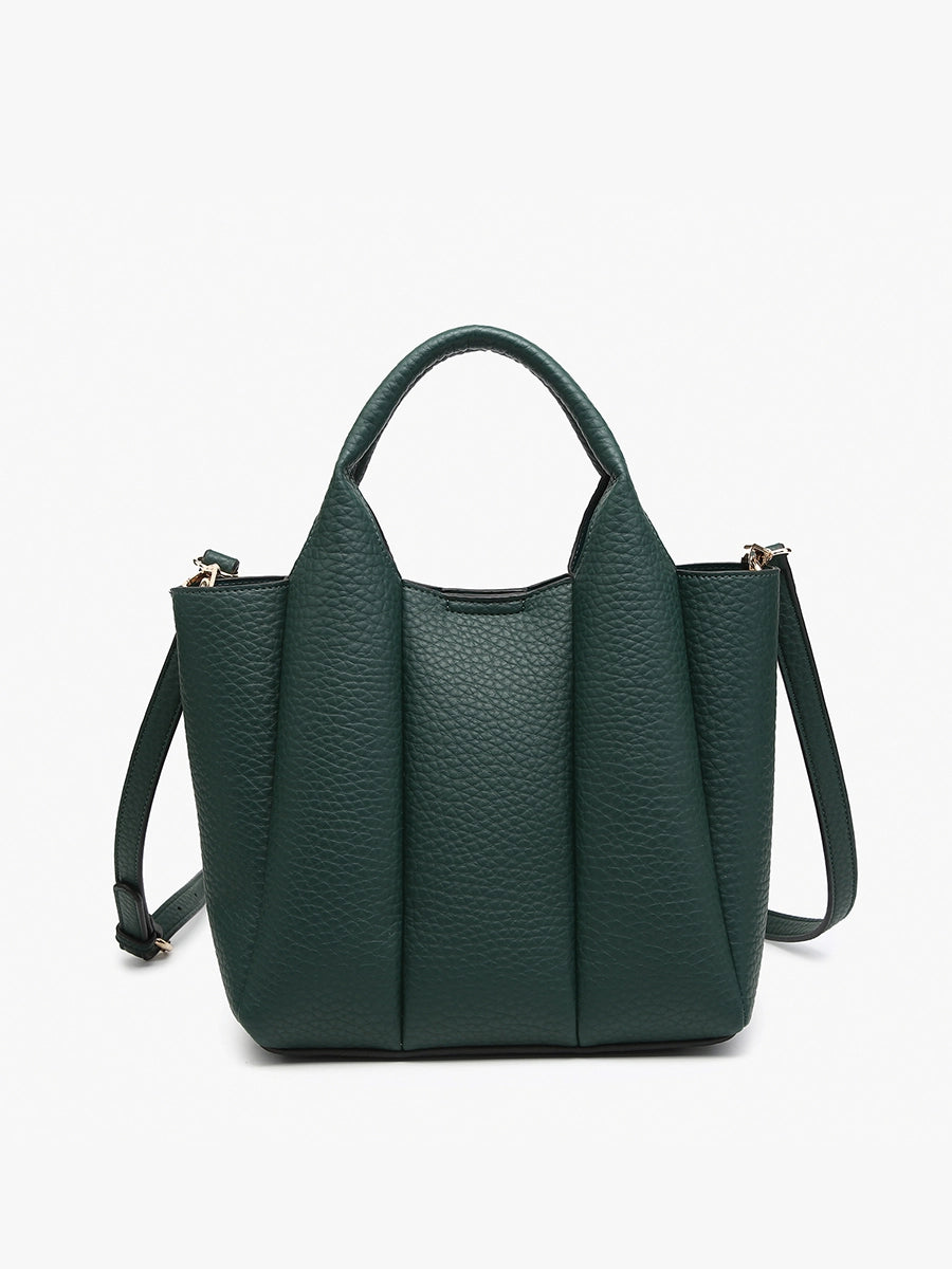 Maddox Paneled Satchel