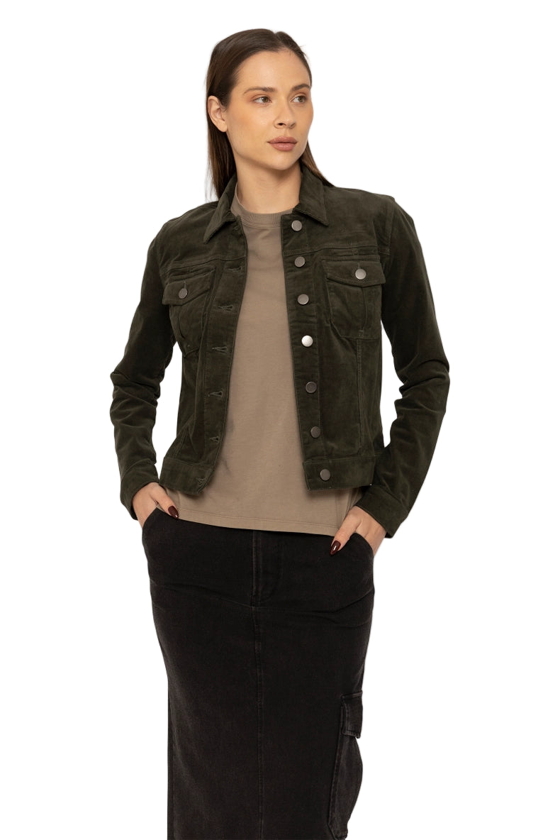 Slim Fit Corduroy Jacket