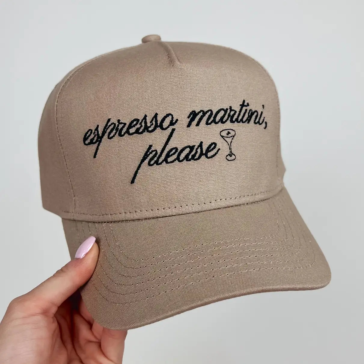 Espresso Martini Embroidered Hat
