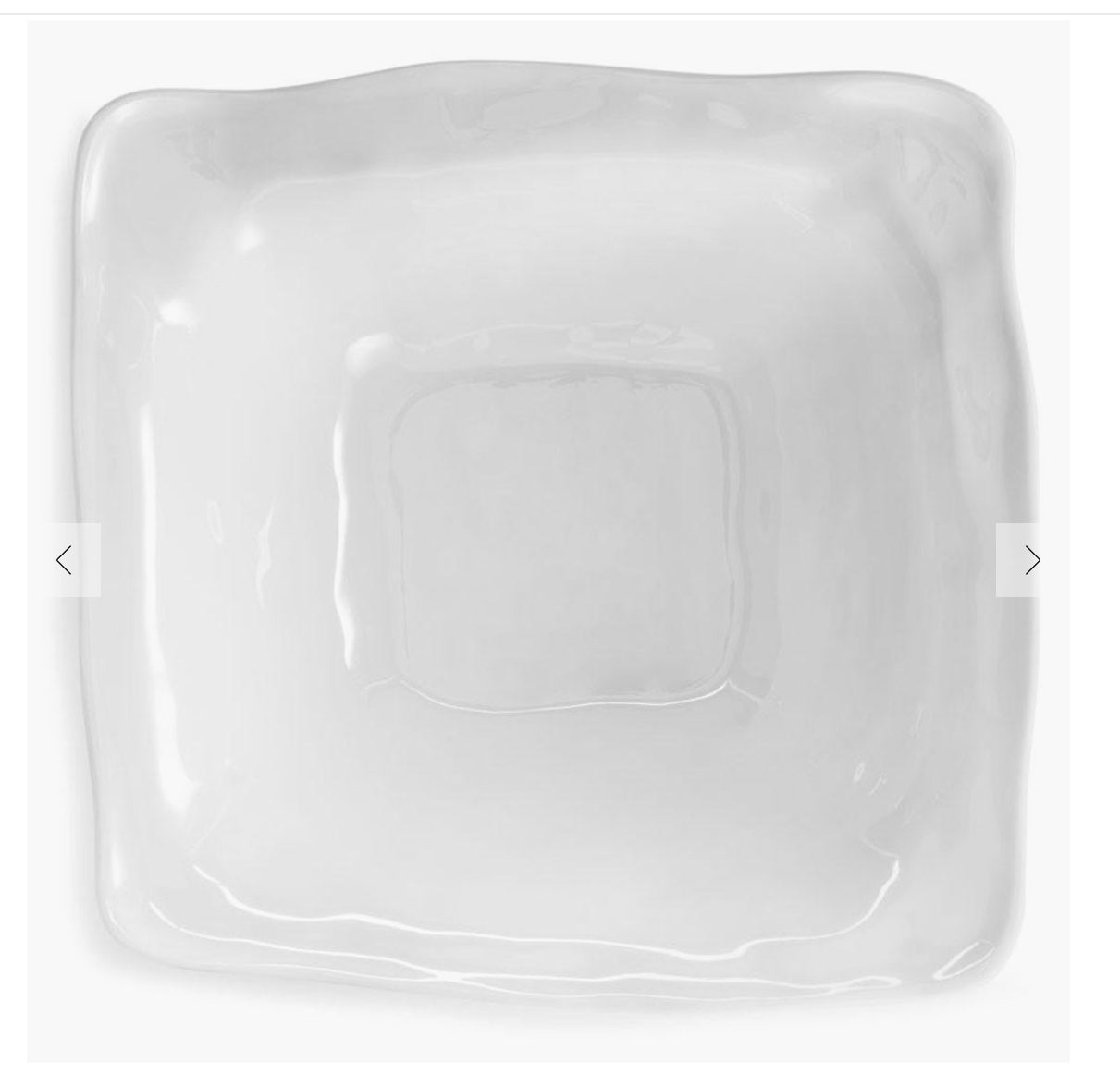 Ruffle 12.5" Square Serving Bowl
