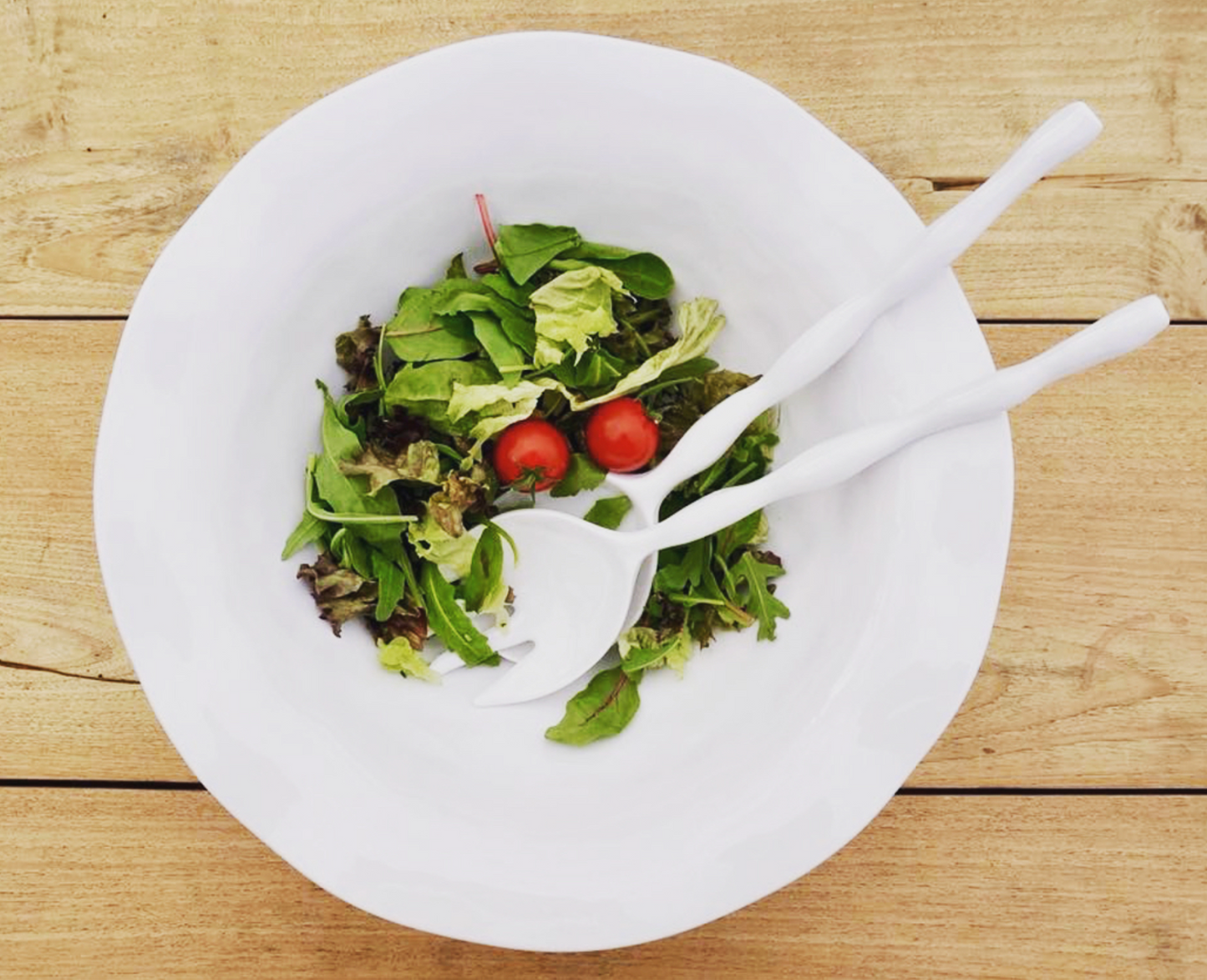 Melamine 14" Round Shallow Serving Bowl