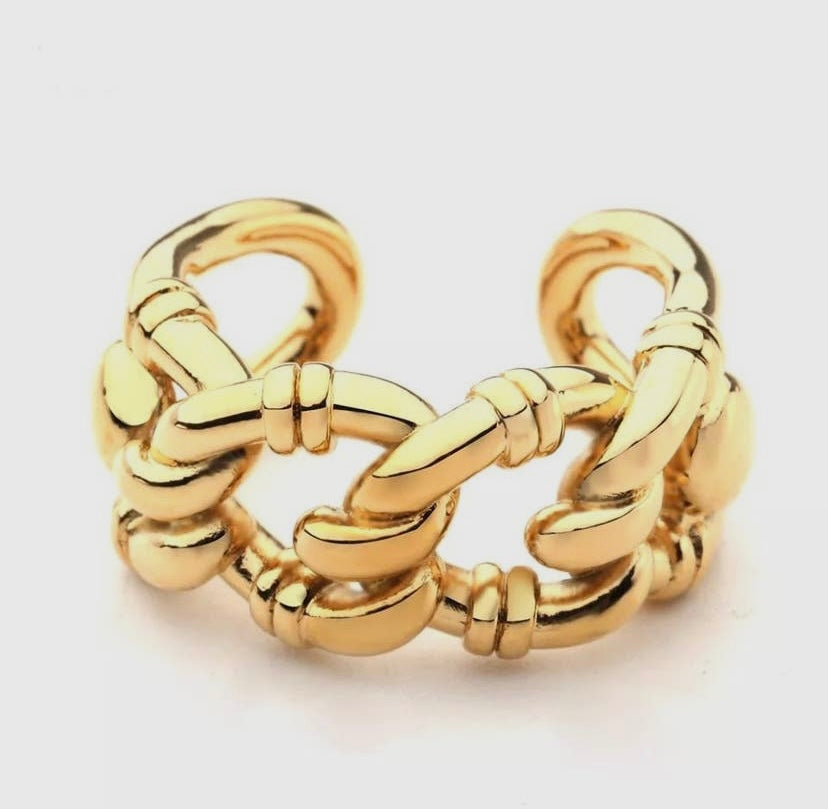 Chain Knot Ring
