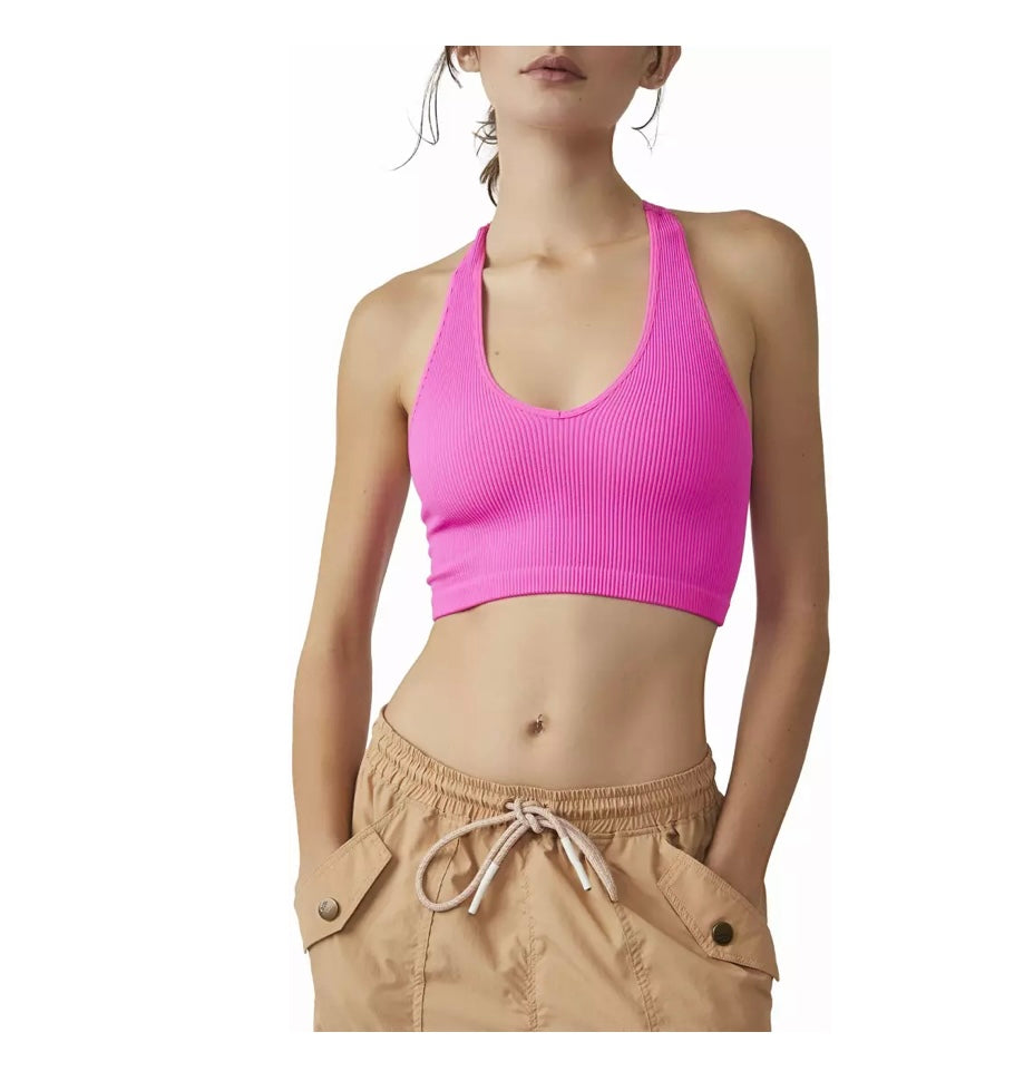 Free People Cropped Halter Top